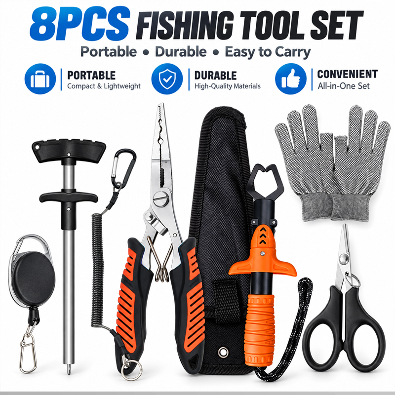 Fishing Equipment Cheap - Professional Multifunctional Fishing Pliers Set Fish