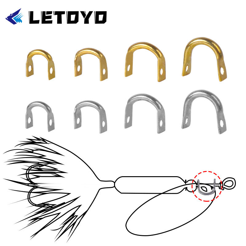 LETOYO 100pcs Folded Clevises  - Ice Fishing Tip Up review and price