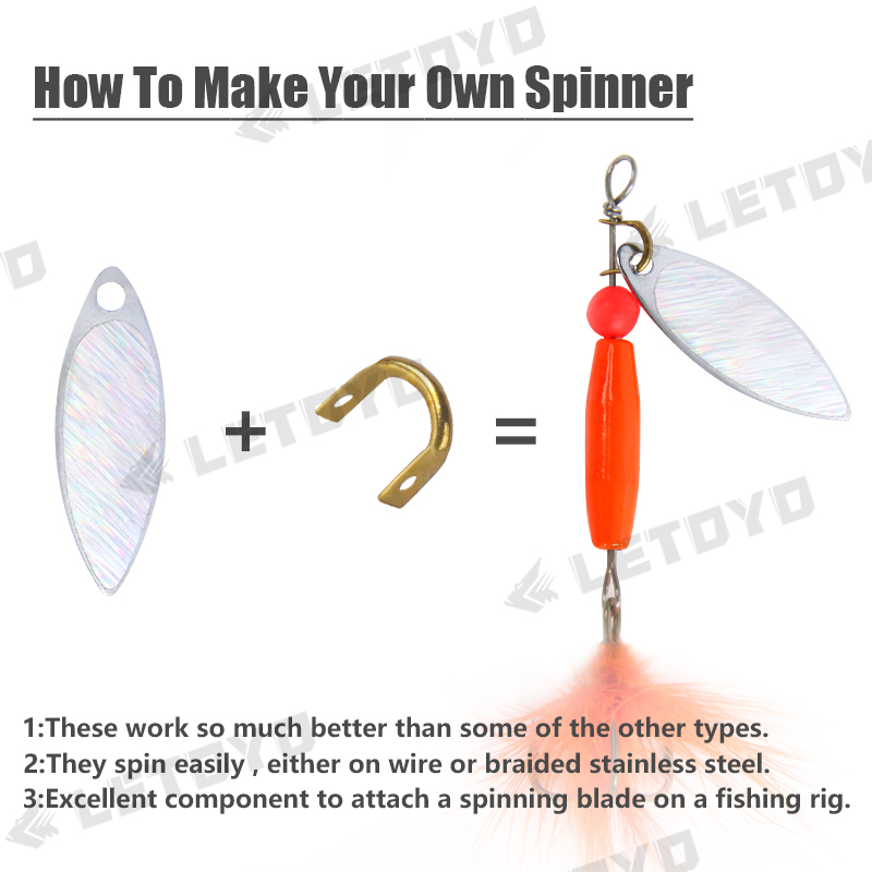 LETOYO 100pcs Folded Clevises  - Ice Fishing Tip Up review and price