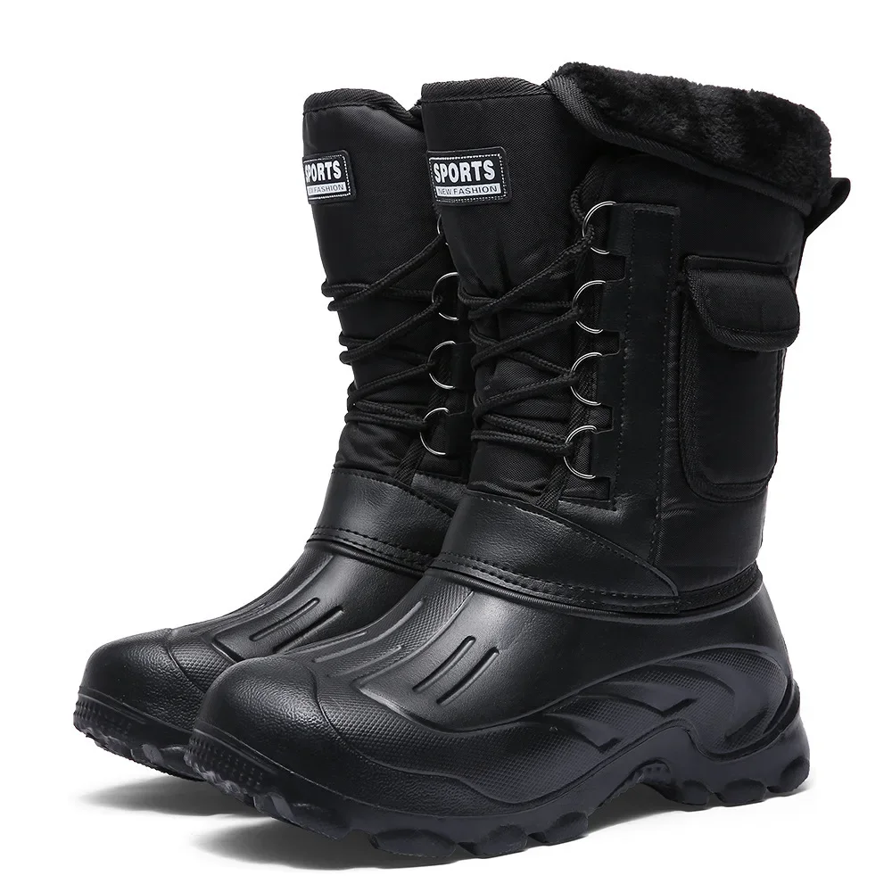 Men Winter Snow Boots Outdoor  - Fishing Equipment Carp review and price