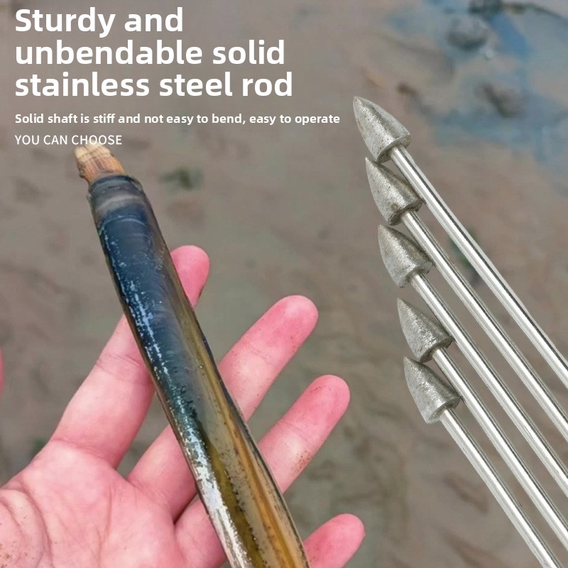 Stainless Steel Clam Digging T - Fishing Equipment Carp review and price