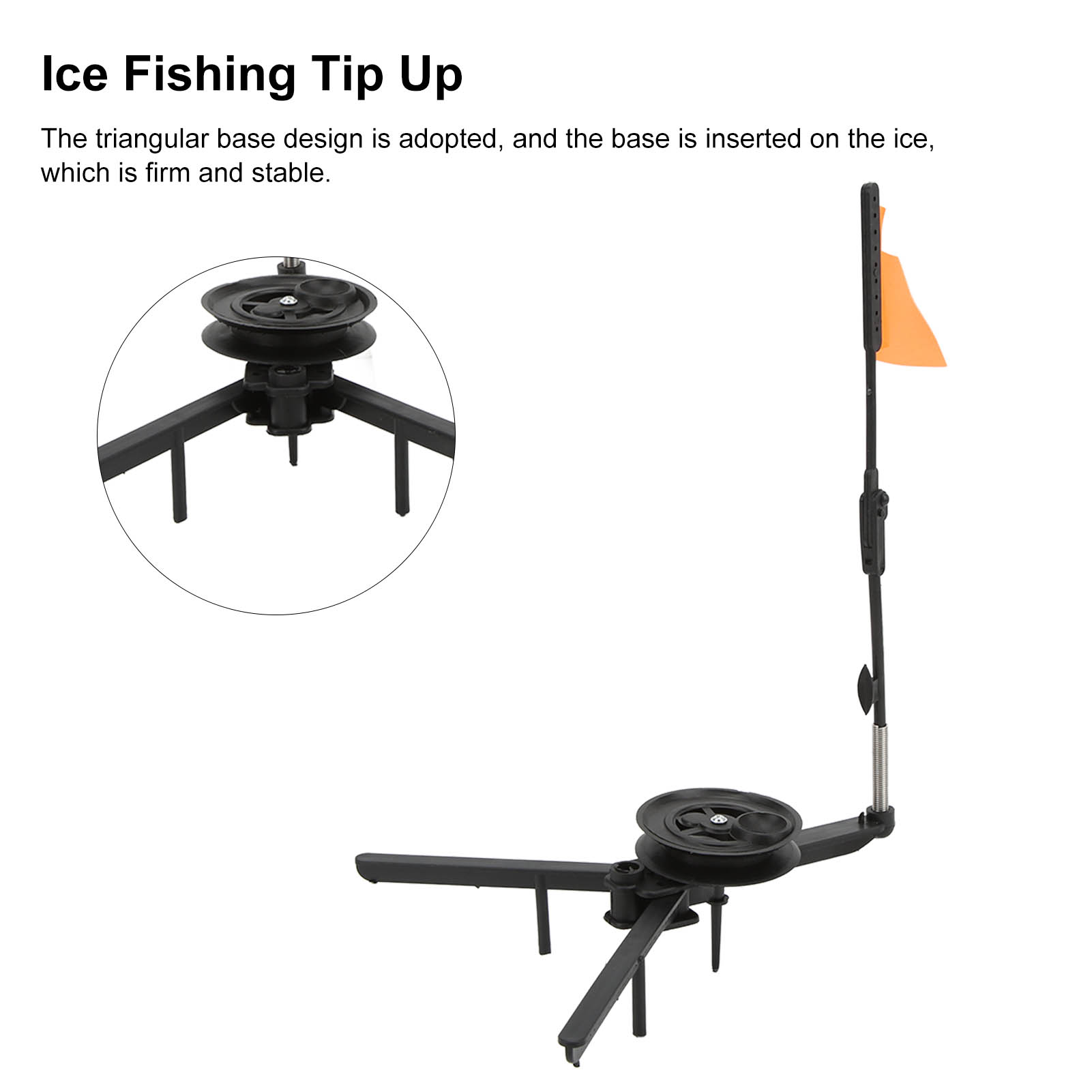 Foldable Ice Fishing Rod Flag  - Ice Fishing Tip Up review and price