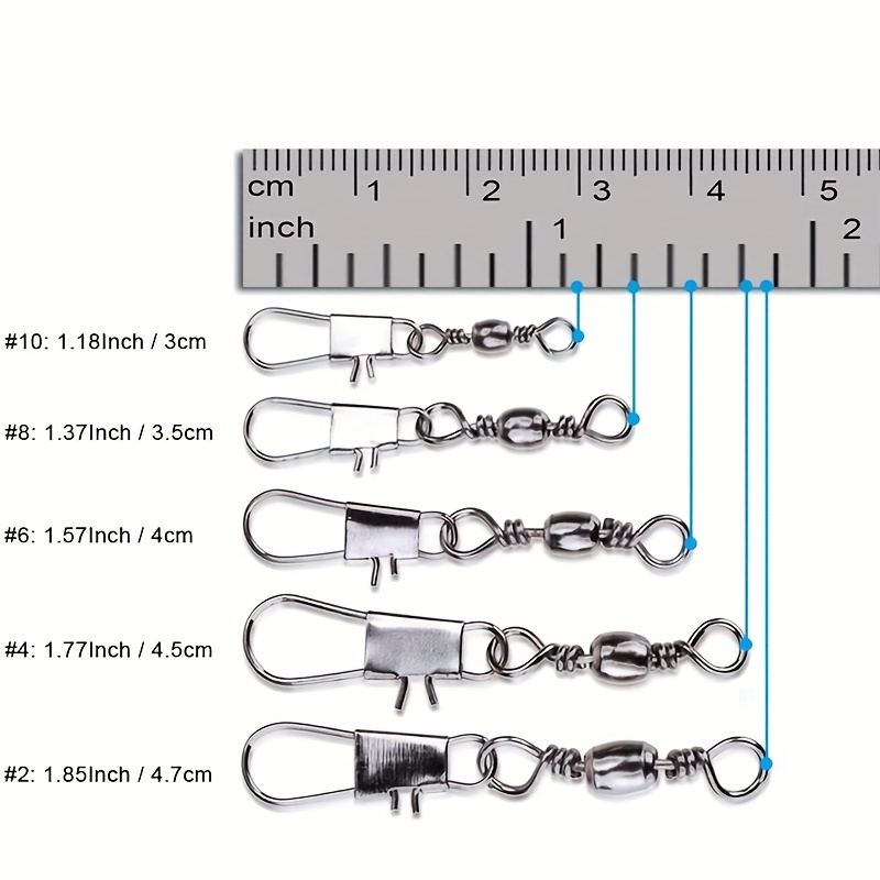 50/200pcs Barrel Snap Swivel F - Ice Fishing Tip Up review and price